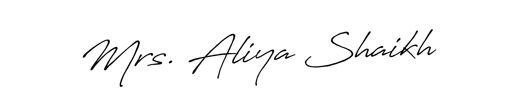 See photos of Mrs. Aliya Shaikh official signature by Spectra . Check more albums & portfolios. Read reviews & check more about Antro_Vectra_Bolder font. Mrs. Aliya Shaikh signature style 7 images and pictures png