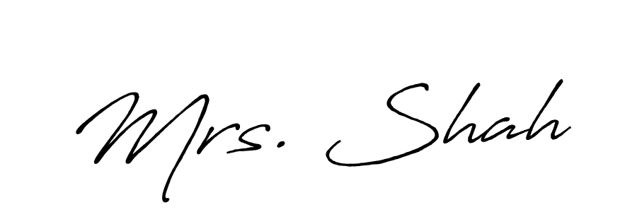 Check out images of Autograph of Mrs. Shah name. Actor Mrs. Shah Signature Style. Antro_Vectra_Bolder is a professional sign style online. Mrs. Shah signature style 7 images and pictures png