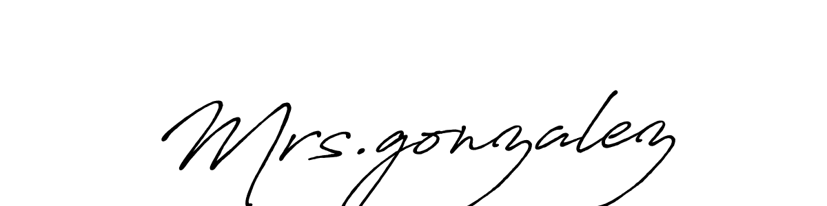 Once you've used our free online signature maker to create your best signature Antro_Vectra_Bolder style, it's time to enjoy all of the benefits that Mrs.gonzalez name signing documents. Mrs.gonzalez signature style 7 images and pictures png