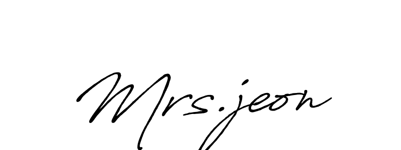 Antro_Vectra_Bolder is a professional signature style that is perfect for those who want to add a touch of class to their signature. It is also a great choice for those who want to make their signature more unique. Get Mrs.jeon name to fancy signature for free. Mrs.jeon signature style 7 images and pictures png