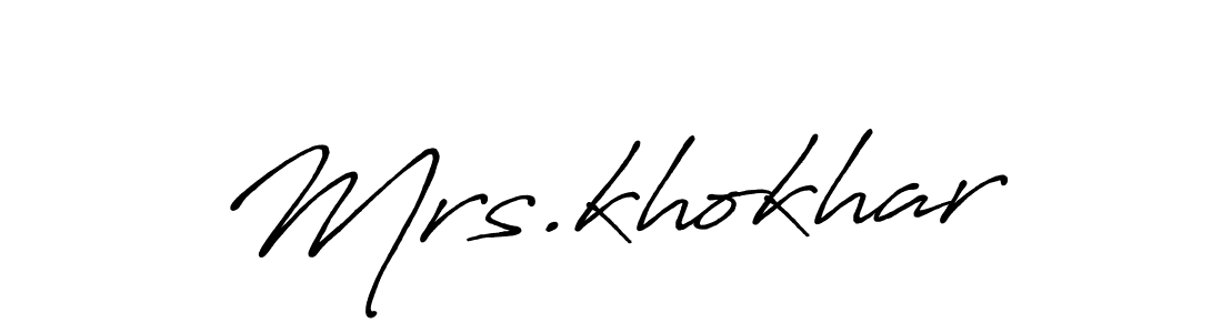 Best and Professional Signature Style for Mrs.khokhar. Antro_Vectra_Bolder Best Signature Style Collection. Mrs.khokhar signature style 7 images and pictures png