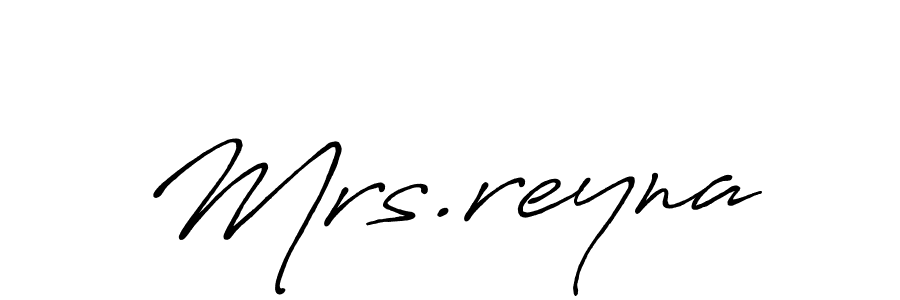Use a signature maker to create a handwritten signature online. With this signature software, you can design (Antro_Vectra_Bolder) your own signature for name Mrs.reyna. Mrs.reyna signature style 7 images and pictures png