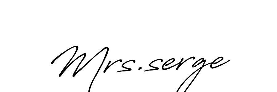 Make a beautiful signature design for name Mrs.serge. Use this online signature maker to create a handwritten signature for free. Mrs.serge signature style 7 images and pictures png