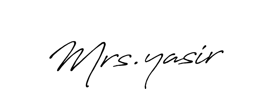 Best and Professional Signature Style for Mrs.yasir. Antro_Vectra_Bolder Best Signature Style Collection. Mrs.yasir signature style 7 images and pictures png