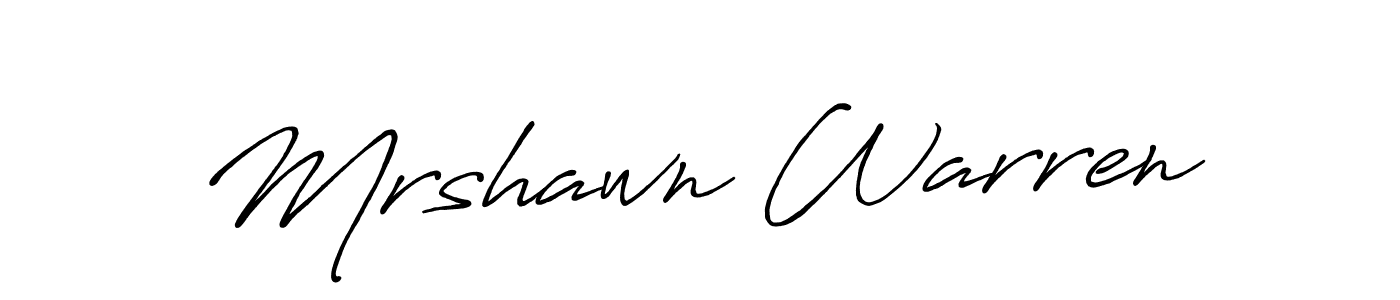 It looks lik you need a new signature style for name Mrshawn Warren. Design unique handwritten (Antro_Vectra_Bolder) signature with our free signature maker in just a few clicks. Mrshawn Warren signature style 7 images and pictures png