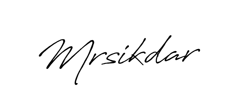 You should practise on your own different ways (Antro_Vectra_Bolder) to write your name (Mrsikdar) in signature. don't let someone else do it for you. Mrsikdar signature style 7 images and pictures png