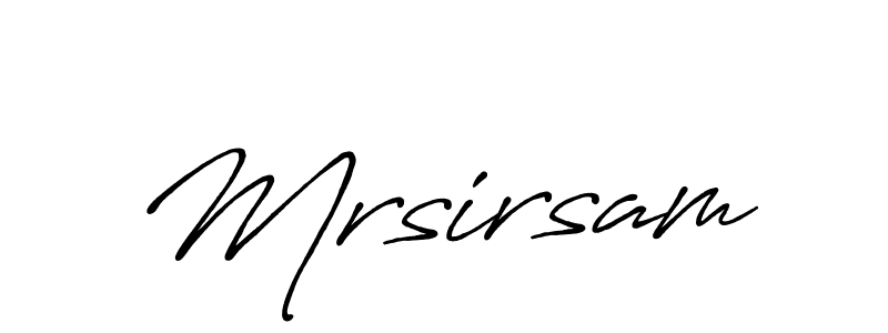 Make a beautiful signature design for name Mrsirsam. Use this online signature maker to create a handwritten signature for free. Mrsirsam signature style 7 images and pictures png