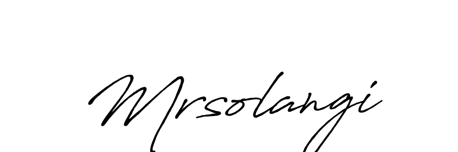 Make a beautiful signature design for name Mrsolangi. Use this online signature maker to create a handwritten signature for free. Mrsolangi signature style 7 images and pictures png