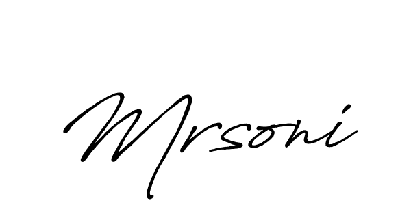 Make a beautiful signature design for name Mrsoni. Use this online signature maker to create a handwritten signature for free. Mrsoni signature style 7 images and pictures png