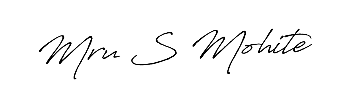 Once you've used our free online signature maker to create your best signature Antro_Vectra_Bolder style, it's time to enjoy all of the benefits that Mru S Mohite name signing documents. Mru S Mohite signature style 7 images and pictures png