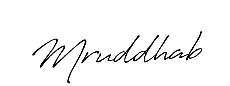 It looks lik you need a new signature style for name Mruddhab. Design unique handwritten (Antro_Vectra_Bolder) signature with our free signature maker in just a few clicks. Mruddhab signature style 7 images and pictures png
