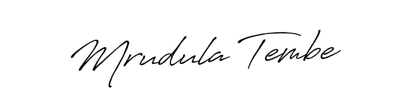 This is the best signature style for the Mrudula Tembe name. Also you like these signature font (Antro_Vectra_Bolder). Mix name signature. Mrudula Tembe signature style 7 images and pictures png