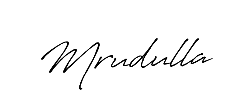 Antro_Vectra_Bolder is a professional signature style that is perfect for those who want to add a touch of class to their signature. It is also a great choice for those who want to make their signature more unique. Get Mrudulla name to fancy signature for free. Mrudulla signature style 7 images and pictures png