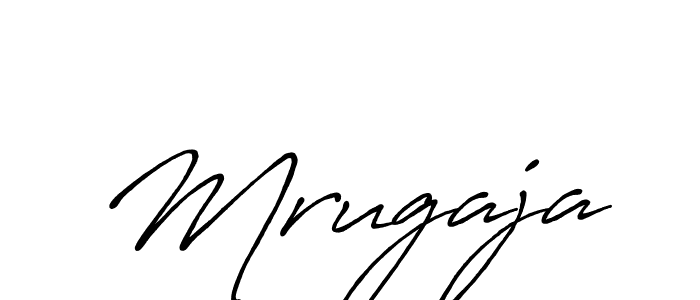 Design your own signature with our free online signature maker. With this signature software, you can create a handwritten (Antro_Vectra_Bolder) signature for name Mrugaja. Mrugaja signature style 7 images and pictures png