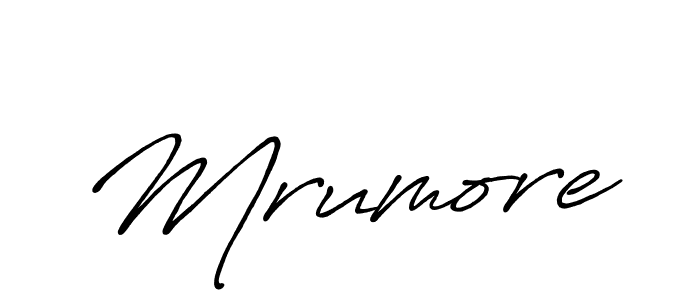 Design your own signature with our free online signature maker. With this signature software, you can create a handwritten (Antro_Vectra_Bolder) signature for name Mrumore. Mrumore signature style 7 images and pictures png