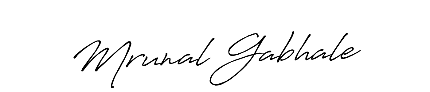 This is the best signature style for the Mrunal Gabhale name. Also you like these signature font (Antro_Vectra_Bolder). Mix name signature. Mrunal Gabhale signature style 7 images and pictures png