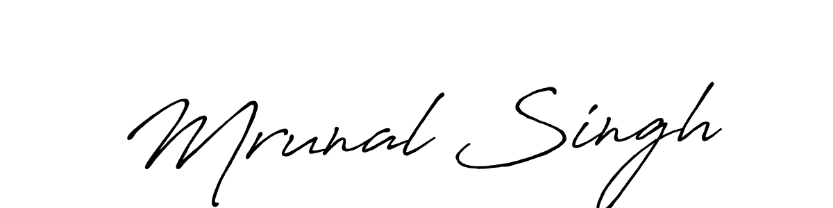 You should practise on your own different ways (Antro_Vectra_Bolder) to write your name (Mrunal Singh) in signature. don't let someone else do it for you. Mrunal Singh signature style 7 images and pictures png
