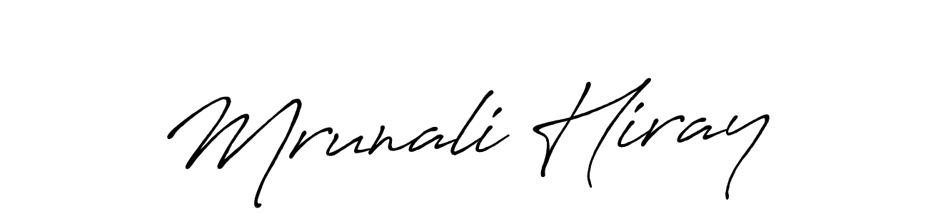 This is the best signature style for the Mrunali Hiray name. Also you like these signature font (Antro_Vectra_Bolder). Mix name signature. Mrunali Hiray signature style 7 images and pictures png