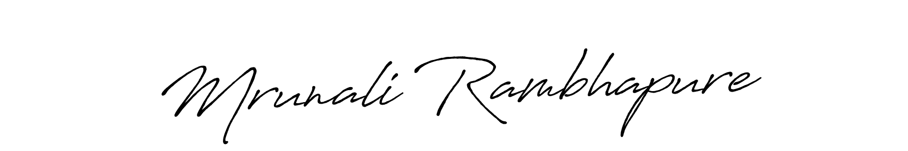 Check out images of Autograph of Mrunali Rambhapure name. Actor Mrunali Rambhapure Signature Style. Antro_Vectra_Bolder is a professional sign style online. Mrunali Rambhapure signature style 7 images and pictures png