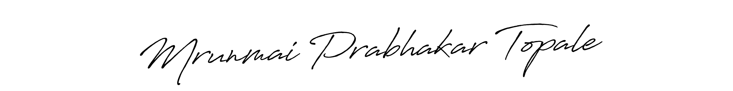 Also You can easily find your signature by using the search form. We will create Mrunmai Prabhakar Topale name handwritten signature images for you free of cost using Antro_Vectra_Bolder sign style. Mrunmai Prabhakar Topale signature style 7 images and pictures png