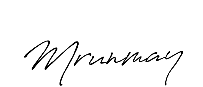 Also we have Mrunmay name is the best signature style. Create professional handwritten signature collection using Antro_Vectra_Bolder autograph style. Mrunmay signature style 7 images and pictures png