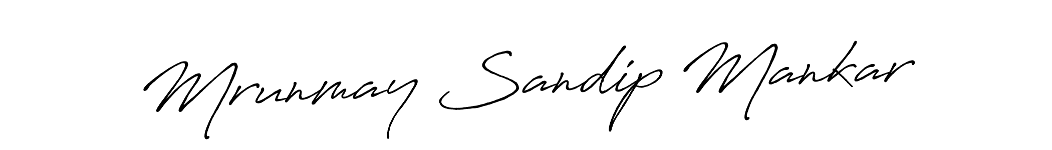 You should practise on your own different ways (Antro_Vectra_Bolder) to write your name (Mrunmay Sandip Mankar) in signature. don't let someone else do it for you. Mrunmay Sandip Mankar signature style 7 images and pictures png