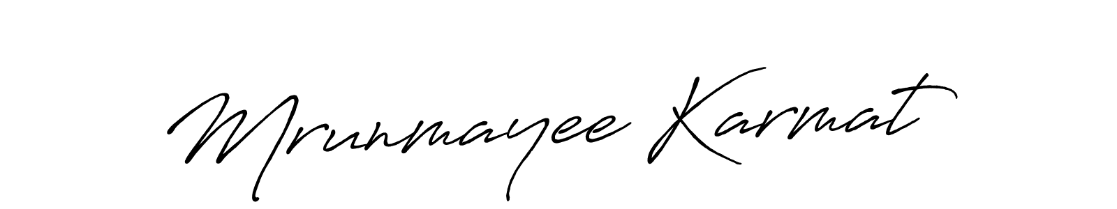 Make a beautiful signature design for name Mrunmayee Karmat. Use this online signature maker to create a handwritten signature for free. Mrunmayee Karmat signature style 7 images and pictures png