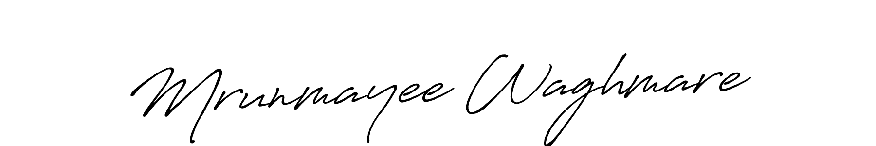 It looks lik you need a new signature style for name Mrunmayee Waghmare. Design unique handwritten (Antro_Vectra_Bolder) signature with our free signature maker in just a few clicks. Mrunmayee Waghmare signature style 7 images and pictures png