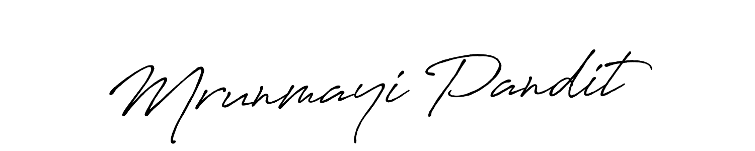 Make a short Mrunmayi Pandit signature style. Manage your documents anywhere anytime using Antro_Vectra_Bolder. Create and add eSignatures, submit forms, share and send files easily. Mrunmayi Pandit signature style 7 images and pictures png