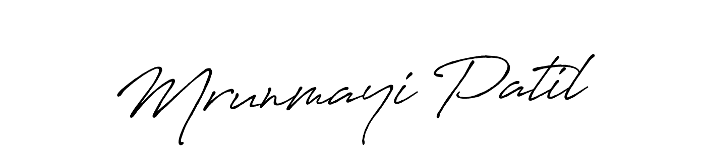 Use a signature maker to create a handwritten signature online. With this signature software, you can design (Antro_Vectra_Bolder) your own signature for name Mrunmayi Patil. Mrunmayi Patil signature style 7 images and pictures png