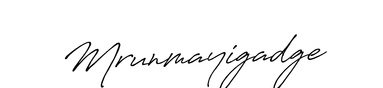 Antro_Vectra_Bolder is a professional signature style that is perfect for those who want to add a touch of class to their signature. It is also a great choice for those who want to make their signature more unique. Get Mrunmayigadge name to fancy signature for free. Mrunmayigadge signature style 7 images and pictures png