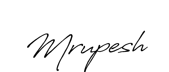 Make a beautiful signature design for name Mrupesh. Use this online signature maker to create a handwritten signature for free. Mrupesh signature style 7 images and pictures png