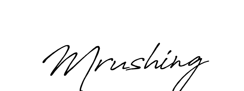 Make a short Mrushing signature style. Manage your documents anywhere anytime using Antro_Vectra_Bolder. Create and add eSignatures, submit forms, share and send files easily. Mrushing signature style 7 images and pictures png