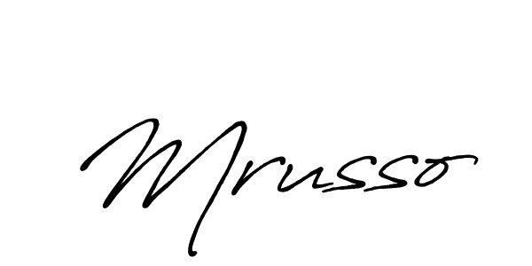 Similarly Antro_Vectra_Bolder is the best handwritten signature design. Signature creator online .You can use it as an online autograph creator for name Mrusso. Mrusso signature style 7 images and pictures png
