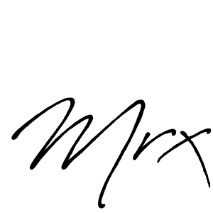 Design your own signature with our free online signature maker. With this signature software, you can create a handwritten (Antro_Vectra_Bolder) signature for name Mrx. Mrx signature style 7 images and pictures png