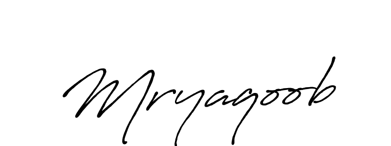 Mryaqoob stylish signature style. Best Handwritten Sign (Antro_Vectra_Bolder) for my name. Handwritten Signature Collection Ideas for my name Mryaqoob. Mryaqoob signature style 7 images and pictures png