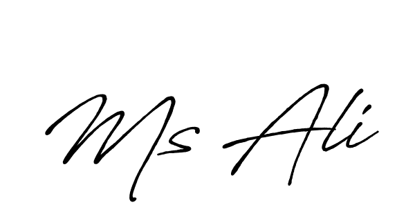 You can use this online signature creator to create a handwritten signature for the name Ms Ali. This is the best online autograph maker. Ms Ali signature style 7 images and pictures png