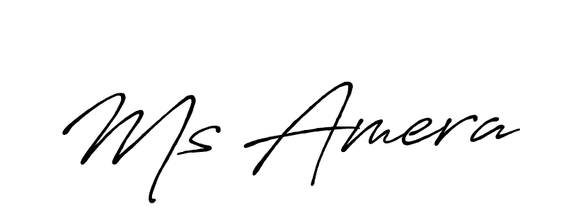 You should practise on your own different ways (Antro_Vectra_Bolder) to write your name (Ms Amera) in signature. don't let someone else do it for you. Ms Amera signature style 7 images and pictures png