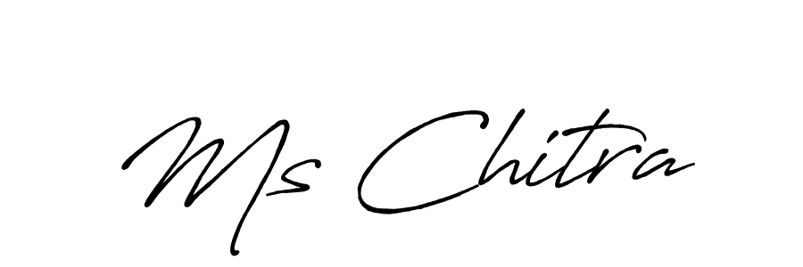 Once you've used our free online signature maker to create your best signature Antro_Vectra_Bolder style, it's time to enjoy all of the benefits that Ms Chitra name signing documents. Ms Chitra signature style 7 images and pictures png