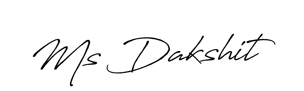 How to Draw Ms Dakshit signature style? Antro_Vectra_Bolder is a latest design signature styles for name Ms Dakshit. Ms Dakshit signature style 7 images and pictures png