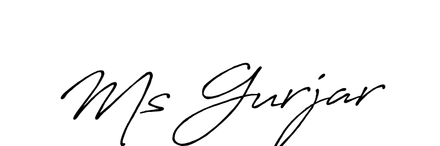 How to Draw Ms Gurjar signature style? Antro_Vectra_Bolder is a latest design signature styles for name Ms Gurjar. Ms Gurjar signature style 7 images and pictures png