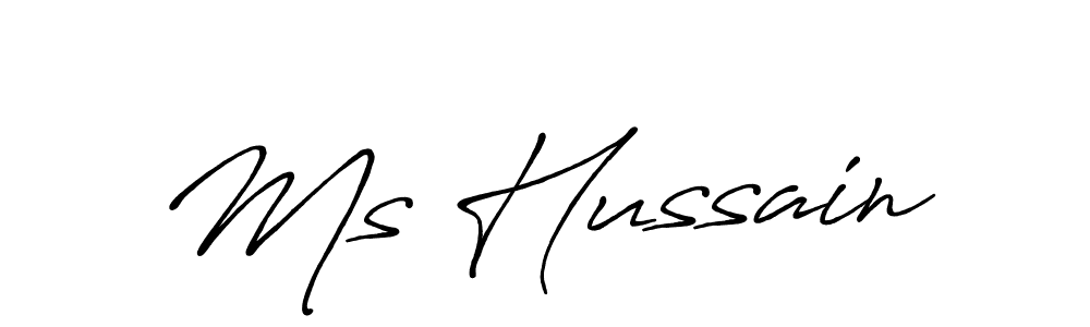 Once you've used our free online signature maker to create your best signature Antro_Vectra_Bolder style, it's time to enjoy all of the benefits that Ms Hussain name signing documents. Ms Hussain signature style 7 images and pictures png