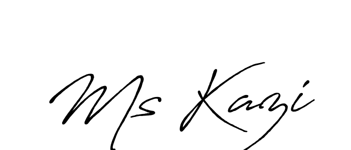 How to Draw Ms Kazi signature style? Antro_Vectra_Bolder is a latest design signature styles for name Ms Kazi. Ms Kazi signature style 7 images and pictures png