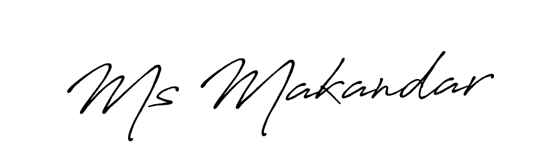 The best way (Antro_Vectra_Bolder) to make a short signature is to pick only two or three words in your name. The name Ms Makandar include a total of six letters. For converting this name. Ms Makandar signature style 7 images and pictures png
