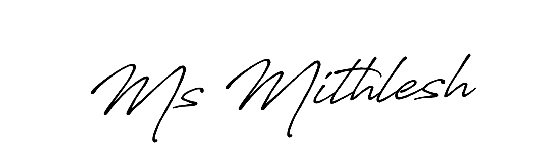 You can use this online signature creator to create a handwritten signature for the name Ms Mithlesh. This is the best online autograph maker. Ms Mithlesh signature style 7 images and pictures png