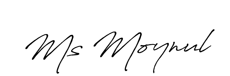 Antro_Vectra_Bolder is a professional signature style that is perfect for those who want to add a touch of class to their signature. It is also a great choice for those who want to make their signature more unique. Get Ms Moynul name to fancy signature for free. Ms Moynul signature style 7 images and pictures png