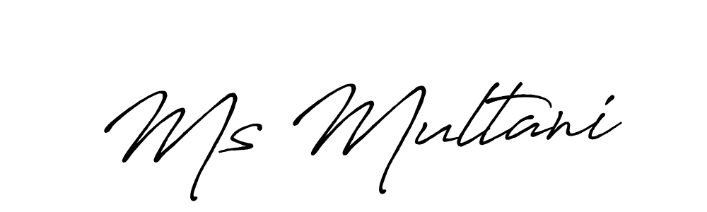 Antro_Vectra_Bolder is a professional signature style that is perfect for those who want to add a touch of class to their signature. It is also a great choice for those who want to make their signature more unique. Get Ms Multani name to fancy signature for free. Ms Multani signature style 7 images and pictures png