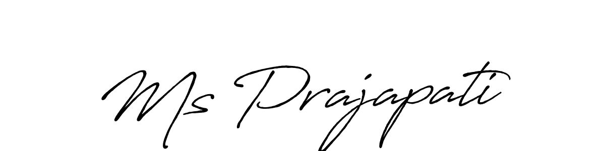 if you are searching for the best signature style for your name Ms Prajapati. so please give up your signature search. here we have designed multiple signature styles  using Antro_Vectra_Bolder. Ms Prajapati signature style 7 images and pictures png
