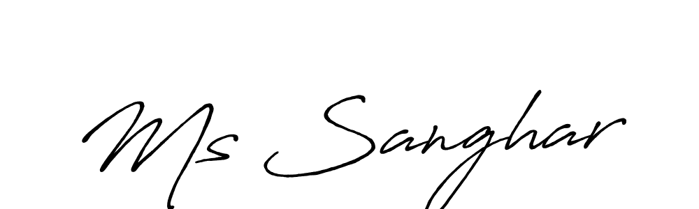 How to Draw Ms Sanghar signature style? Antro_Vectra_Bolder is a latest design signature styles for name Ms Sanghar. Ms Sanghar signature style 7 images and pictures png