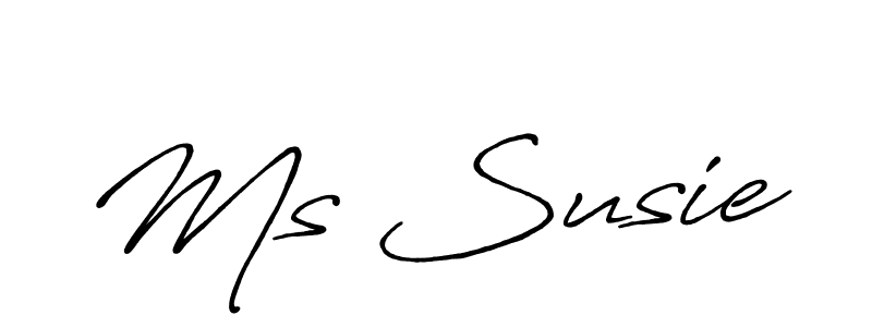 Also You can easily find your signature by using the search form. We will create Ms Susie name handwritten signature images for you free of cost using Antro_Vectra_Bolder sign style. Ms Susie signature style 7 images and pictures png